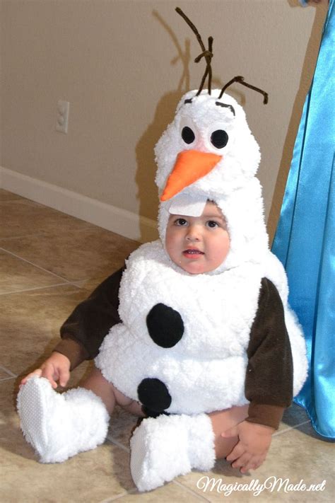 6 month olaf costume|baby olaf hat.